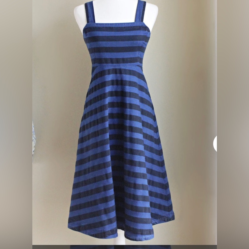 Tracy Reece Denim Sailor Dress